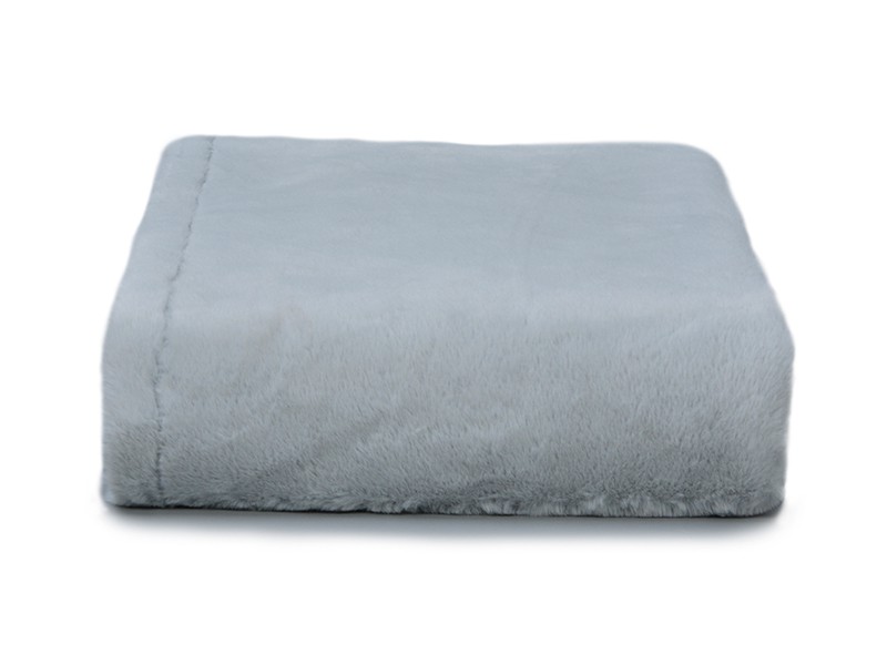 Faux Rabbit Fur Heated Blanket